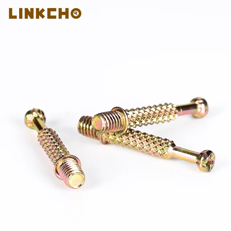 Hardware Fastener Fittings 3 in 1 Wood Corner Furniture Joint mini fix Connector Screws Rod Bolts Cabinet Cam Lock and Nut Dowel