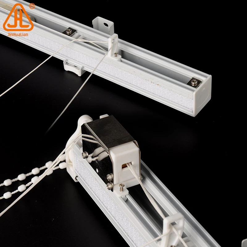 DOUBLE shade semi-auto roman blind track with customized size for hotel office home projects fast shipping roman blinds