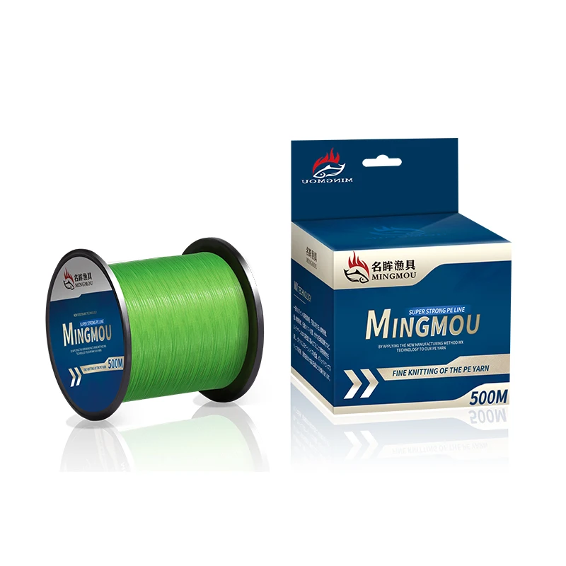 High Strength Pe 500m 12 Strands Multifilament Braiding Pe Fishing Line