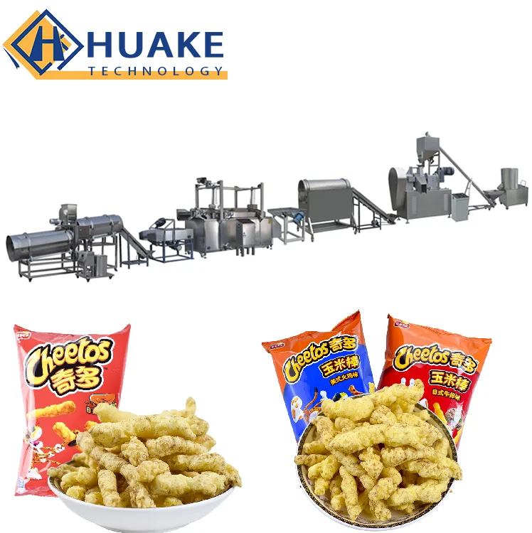 Cheetos snack complete production line cheetos production line cheetos snacks food processing line