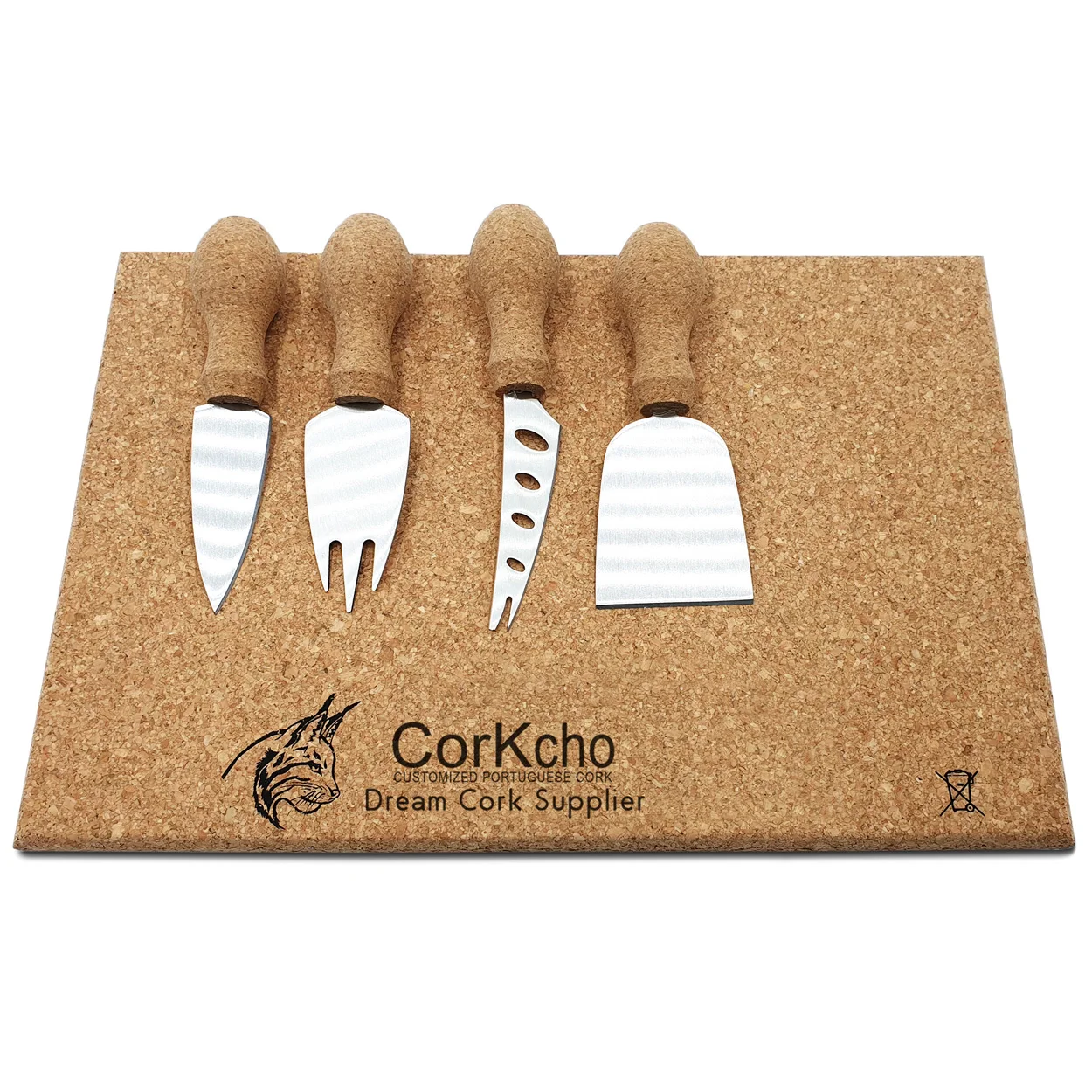 Cork Cutting Board Cheese Tools for Kitchen Use Custom Size Sustainable Home Decoration with CE / EU Certification