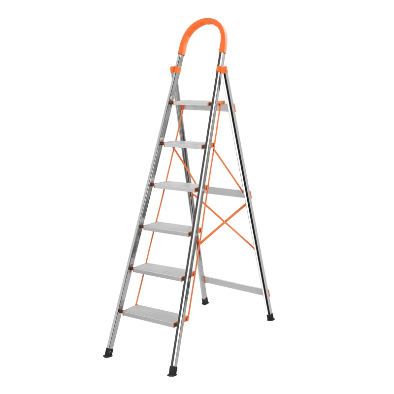 Professional high quality extension 3 4 5 6 steps aluminium step ladder