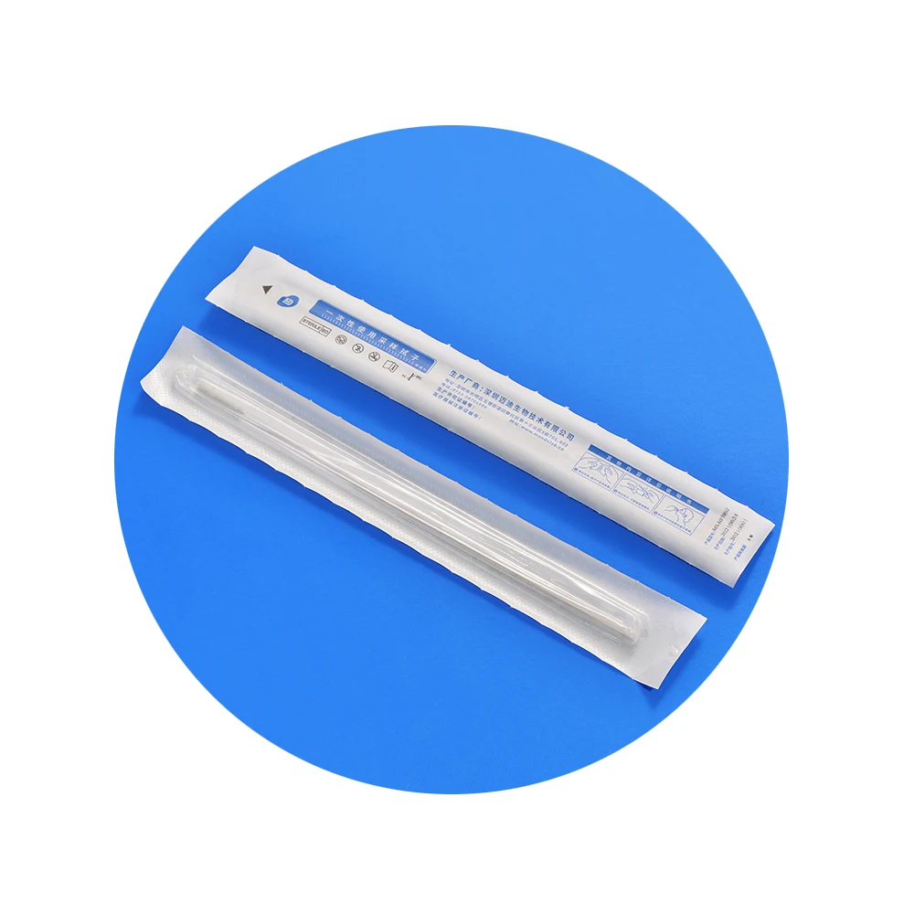 Medical Disposable Transport Collection Nylon Flocked Sterile Nasal Sample Swab