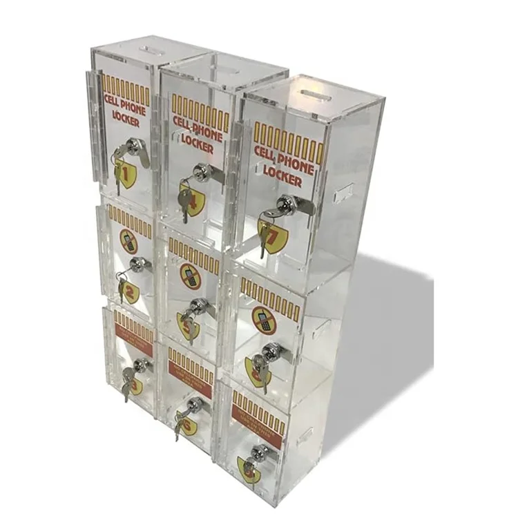 High quality multipurpose customized the mobile phone app system open face helmet lock and mobile phone lock box distraction