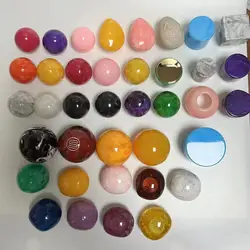 Wholesale Luxury Perfume Packaging Accessories Round Artificial Stone Resin Perfume Bottle Cap