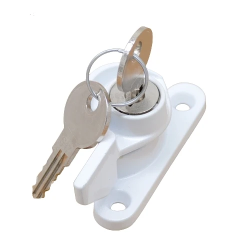 Wholesale Sliding Window Hardware Accessories Window Lock Crescent Lock With Key Safety Window Crescent Lock