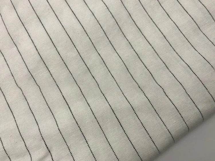 Wholesale Price Linen Cotton Multi Color Stripe Fabric Yarn Dyed Linen Fabric For Shirts Home Textile