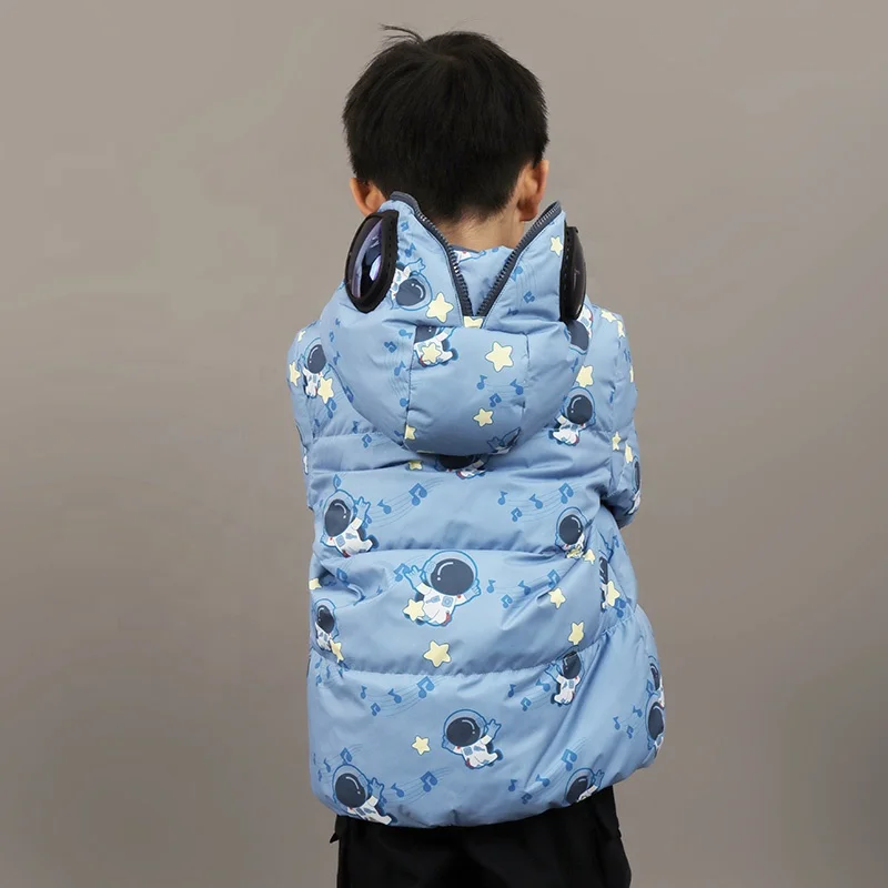 Kid coat waterproof blue high quality winter  kids bomber jacket corlourful  kids down coat