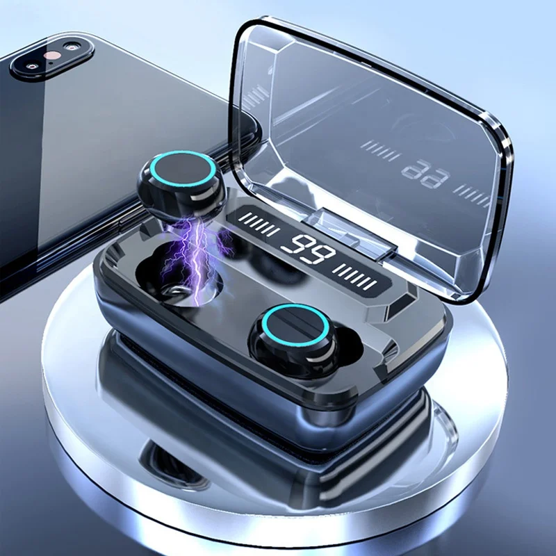 
2020 hot sale tws Wireless headphones wireless earbuds gaming headset For audifonos Bluetooths earphone 2000mAh ear buds M11 
