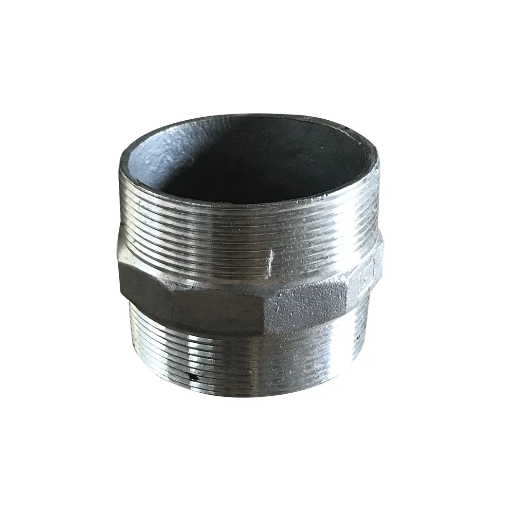 1.25' - 4' Stainless Steel Inner Connector Pipe Fittings Use Thread Pipe Nipple