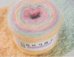 High Quality China Factory Popular Sell Eco Friendly Mohair Wool Acrylic Blended Fancy Yarn For Knitting