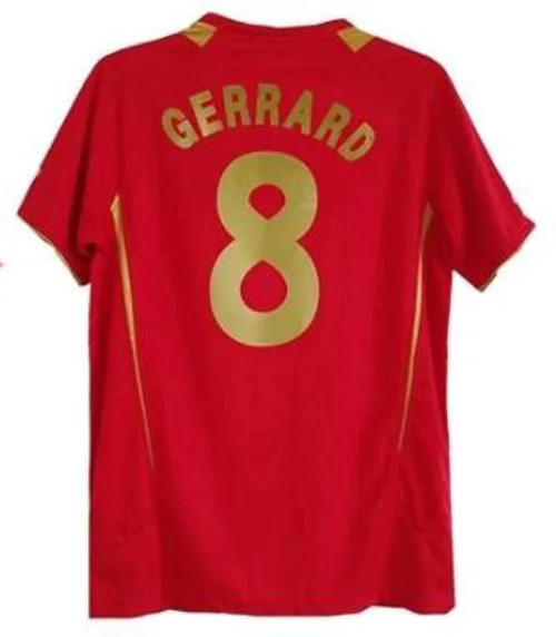 manufacturers wholesale retro 05 Soccer jerseys GERRARD top thai quality football shirt
