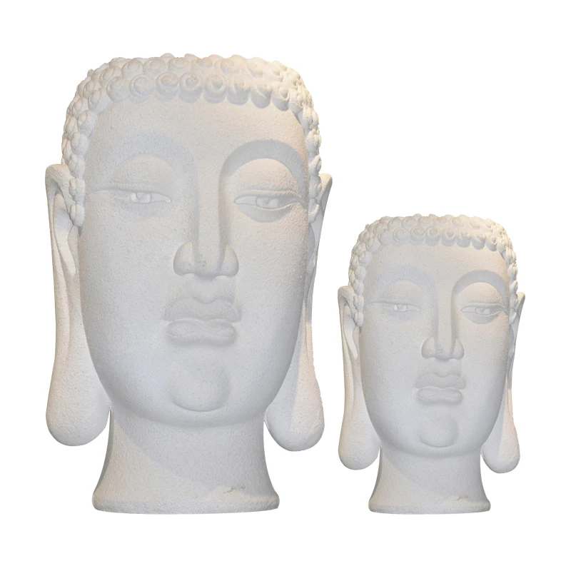 Luxury Gold Silver White Buddha Statue Home Decor Planter Pots Large Resin Buddha Statue Sculpture