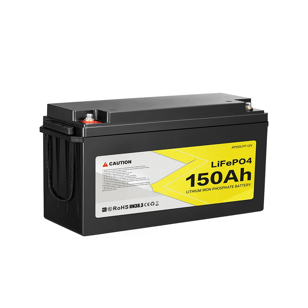 Lightweight Deep Cycle BMS Safety 4WD 12V 150Ah LiFePO4 Lithium Iron Phosphate Battery