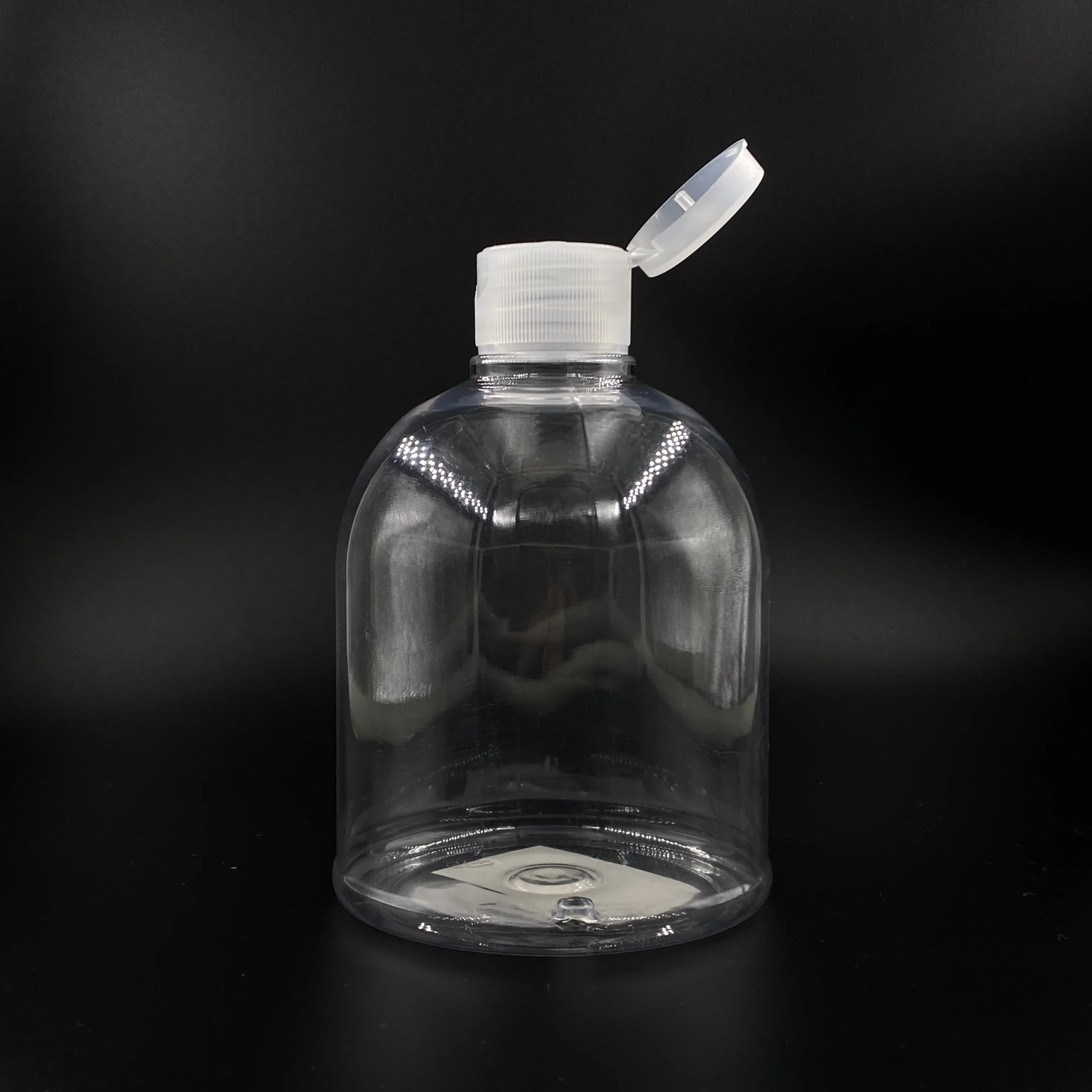 Wholesale Hot sale 500ml Plastic flip top dispenser bottles empty hand soap bottles custom logo
