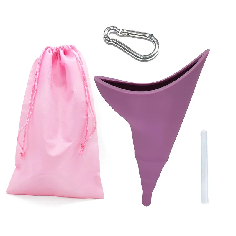 Female Urination Device Reusable Silicone Female Urinal Foolproof Women Pee Funnel Allows Women to Pee Standing Up