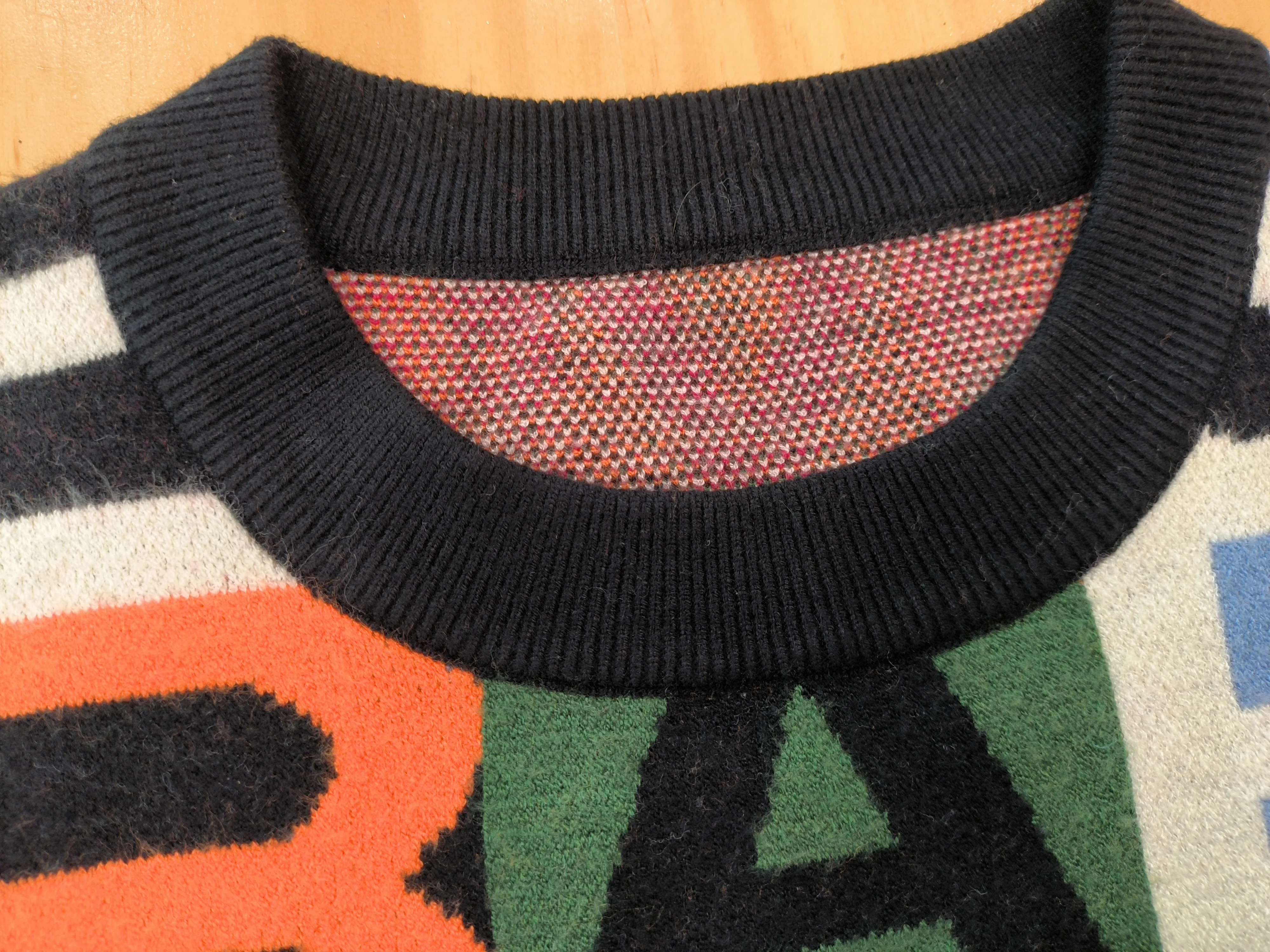 VSCOO 2022 custom OEM & ODM fashion printed jacquard knitted jumper crew neck long sleeve men pullover sweater