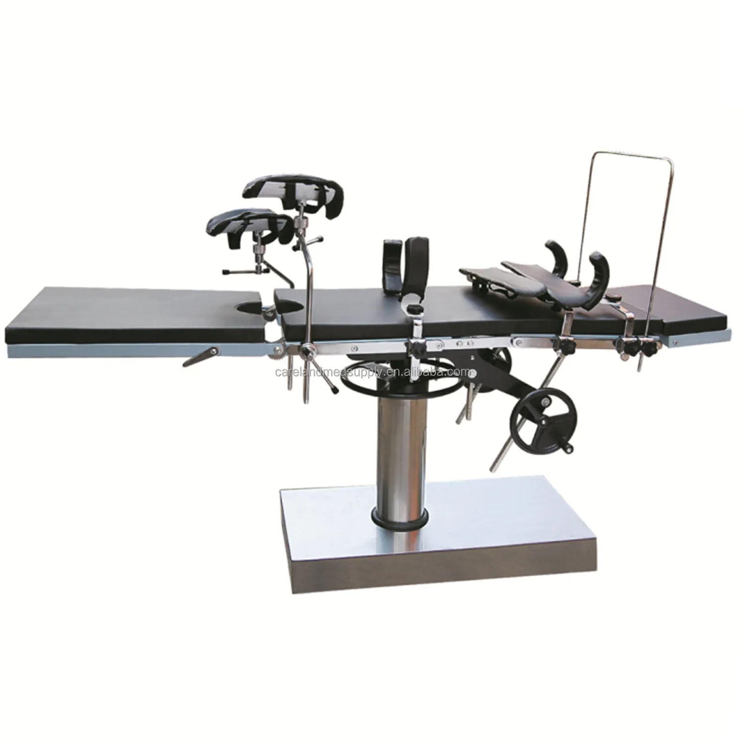 Hospital Obstetric Operation room surgical bed 304 Stainless steel multi purpose manual hydraulic OR operating theatre table