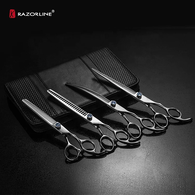 Набор ножниц для стрижки домашних животных