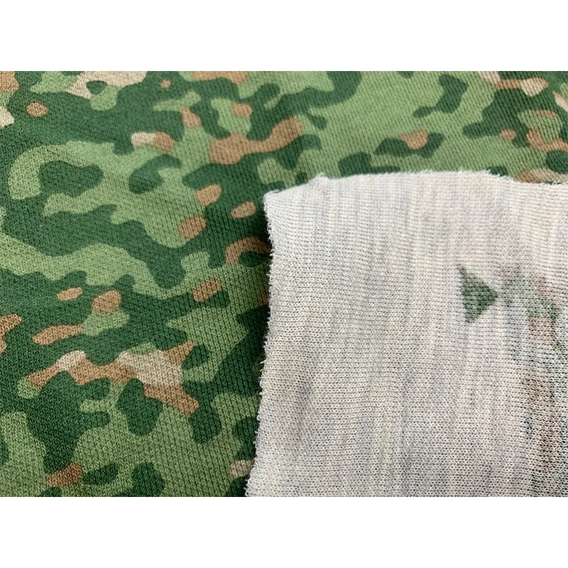 Китайские поставщики трикотажные противопожарные покрытия печатные Джерси огнестойкие ткани камуфляж