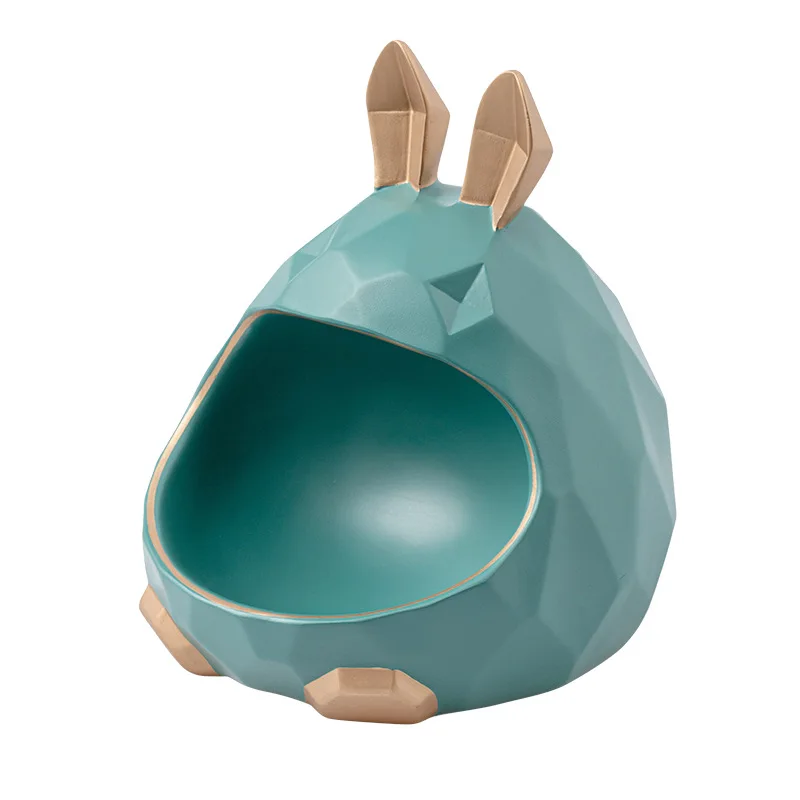 Nordic creative rabbit storage box porch key to receive ornaments light luxury living room decorations housewarming gifts item