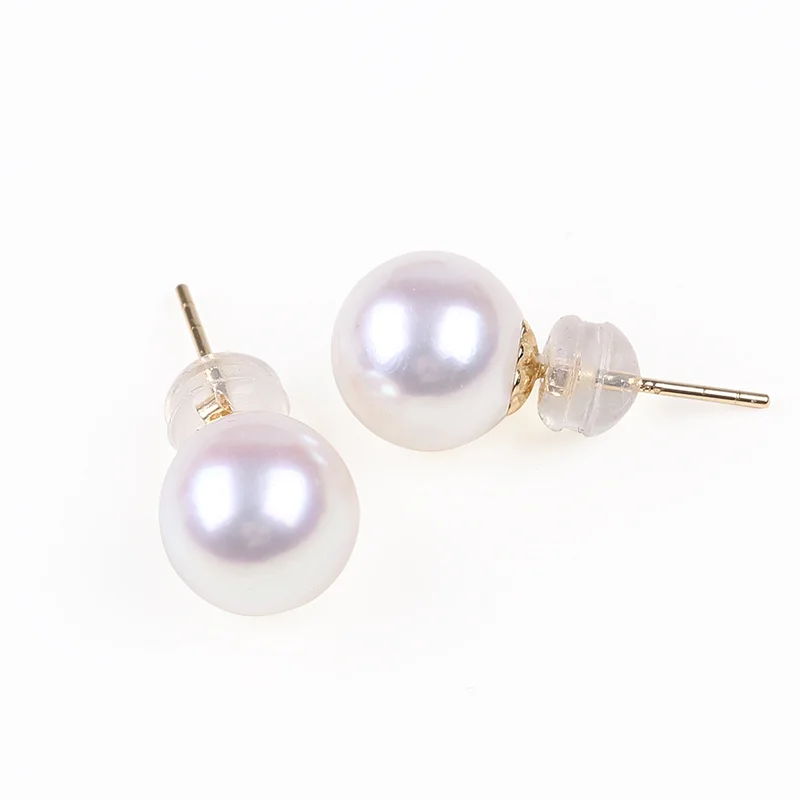 AAA 18K white south sea Akoya Pearl Earring