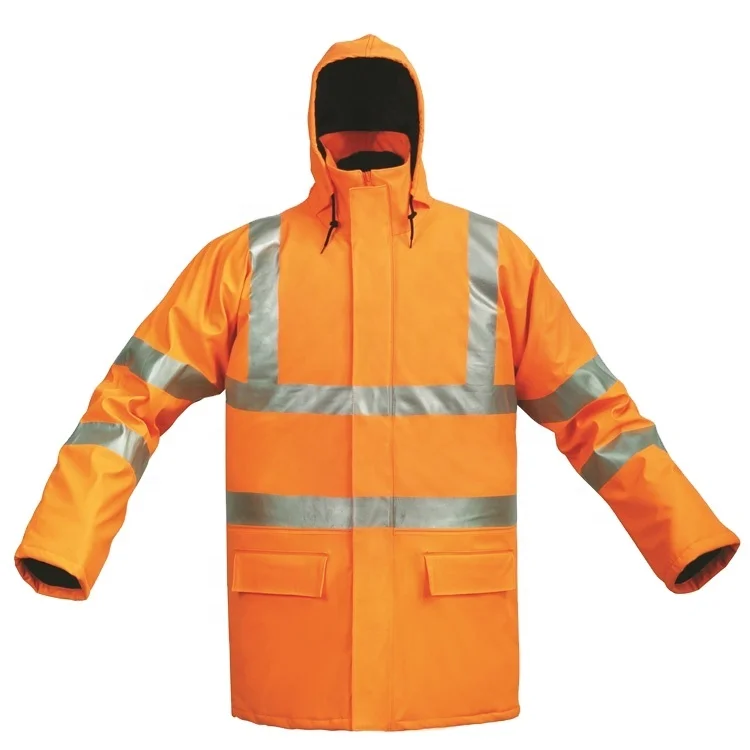 Bright Reflective Safety Jacket for Work Hi Vis PPE Rain Jackets