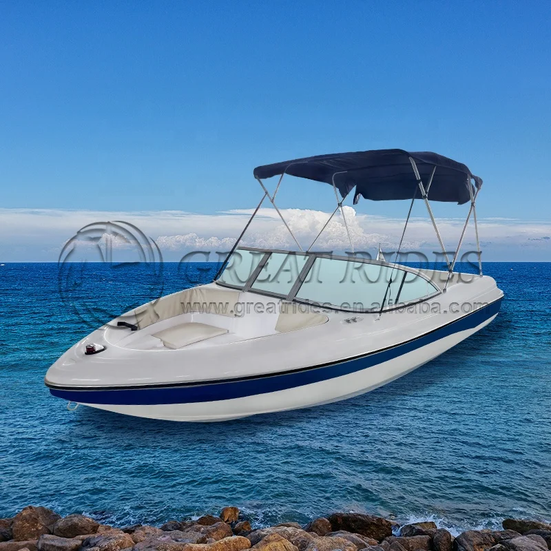 Surprise Price Open Luxury Yacht Lifestyle Fiberglass Fishing Boat 19ft/5.68m Racing Boat For Sale