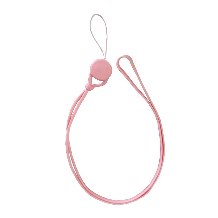 Trendy phone holder lanyard patch designer lanyard keychain bulk silicone cell phone strap chain