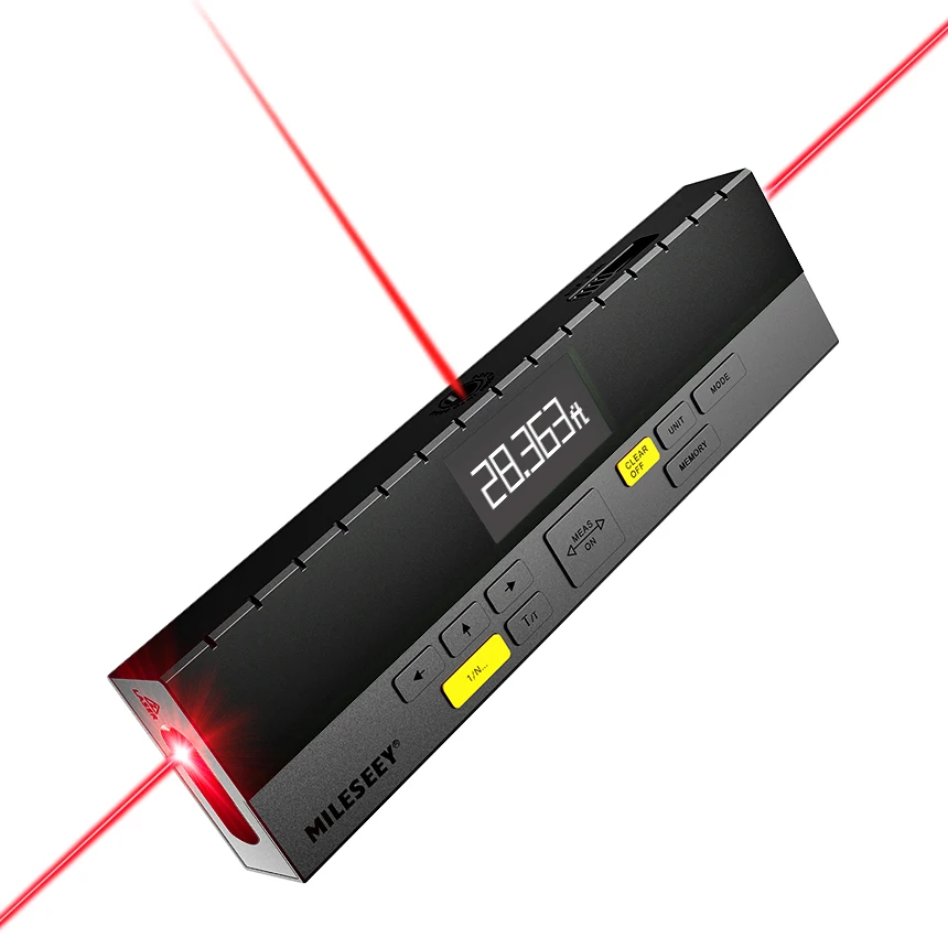 MiLESEEY DP20 Bilateral Laser Measurement Tool DIY Laser Distance with Middle Laser Mark Beam