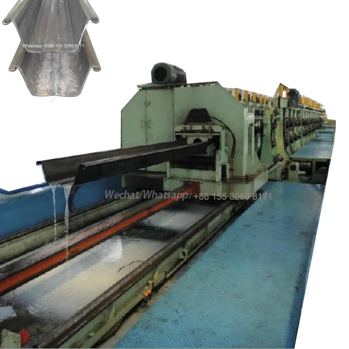 Steel sheet pile machine Sheet piling production line