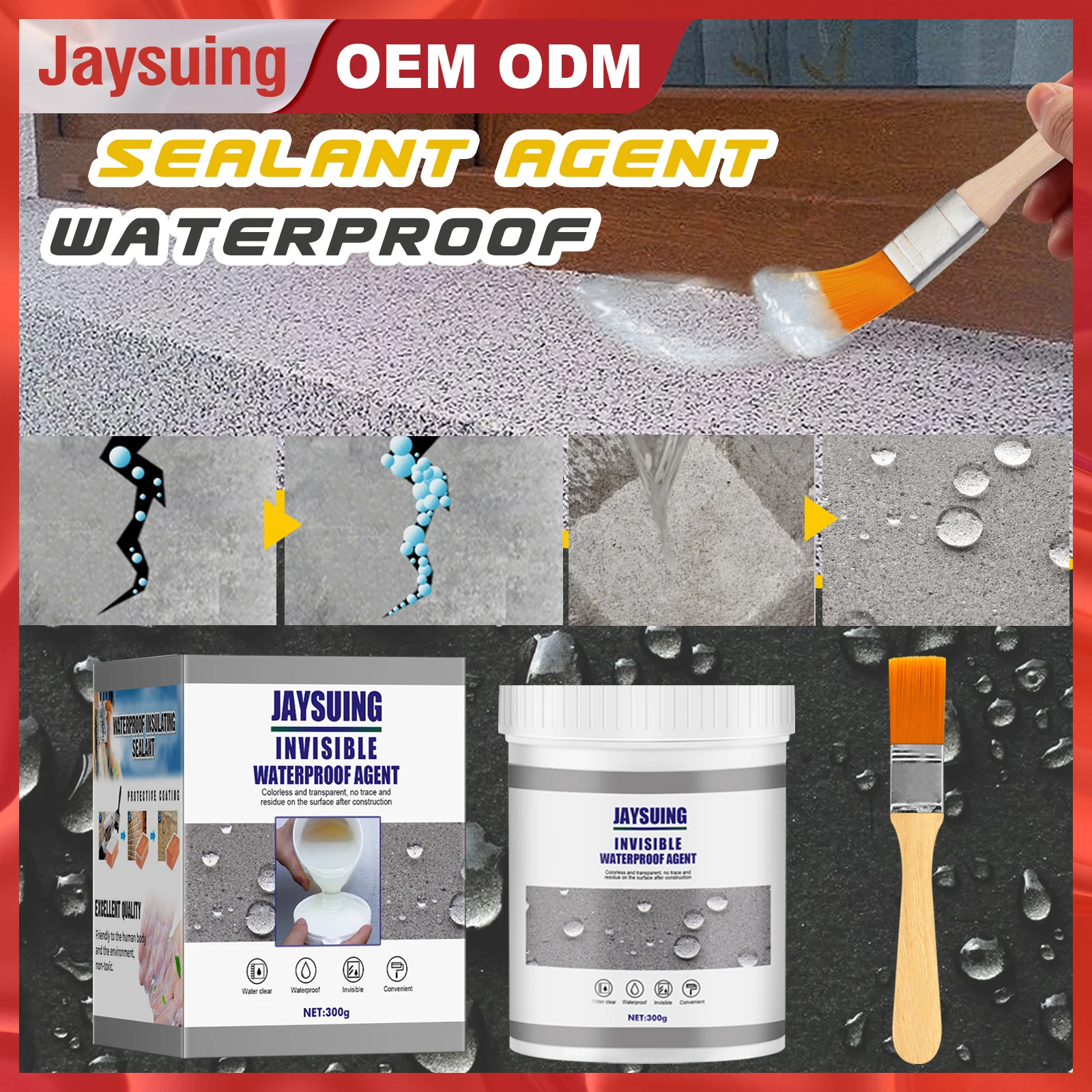 New Invisible Waterproof Agent Transparent Sealing Coating Leak-Free Glue Adhesive Strong Sealant Toilet Repair Tools
