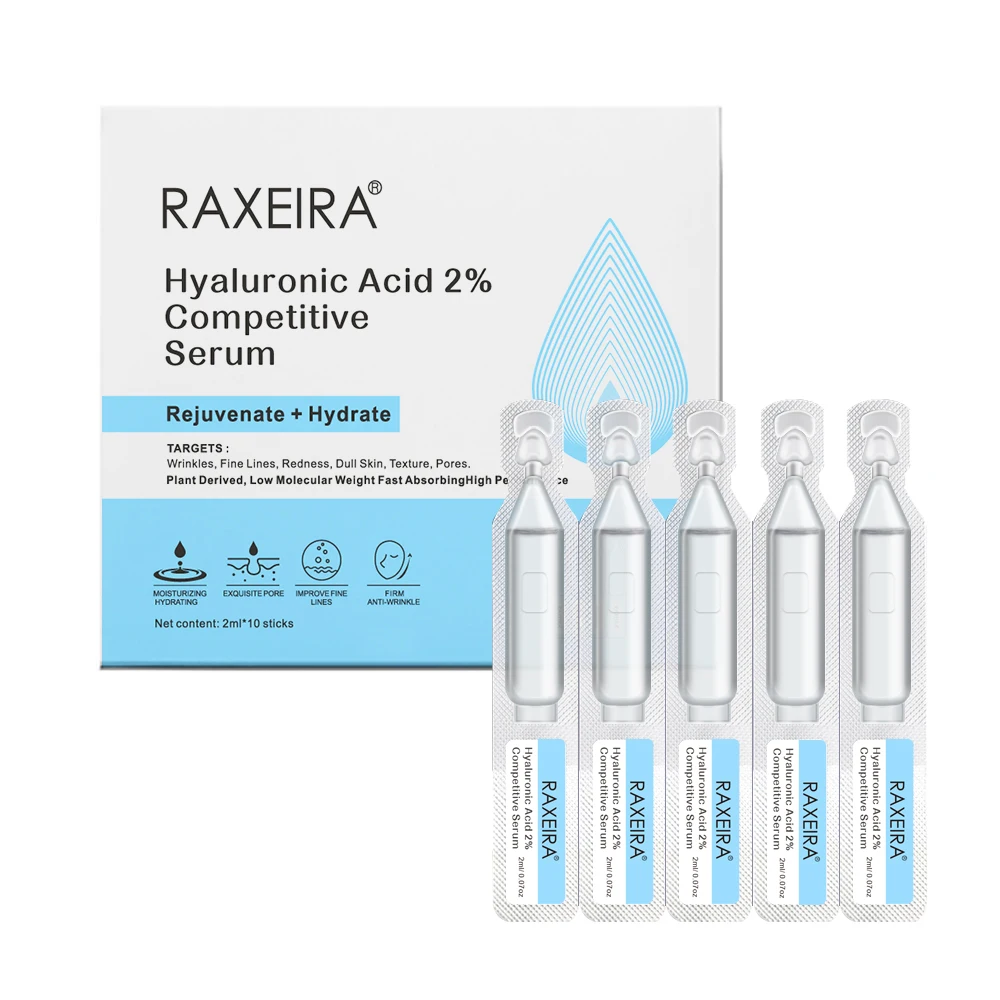 Private Label Natural Vegan Vitamin C Facial Serum With Hyaluronic Acid