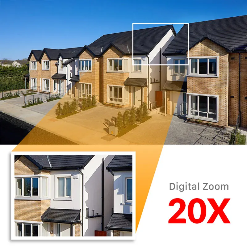 
4.5 inch Mini 1080p 20X wifi indoor outdoor night vision Full metal speed dome ptz ip camera 