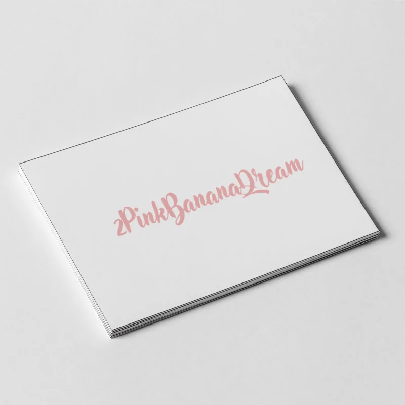 Wholesale custom logo postcard bulk thank you luxury card printed business card
