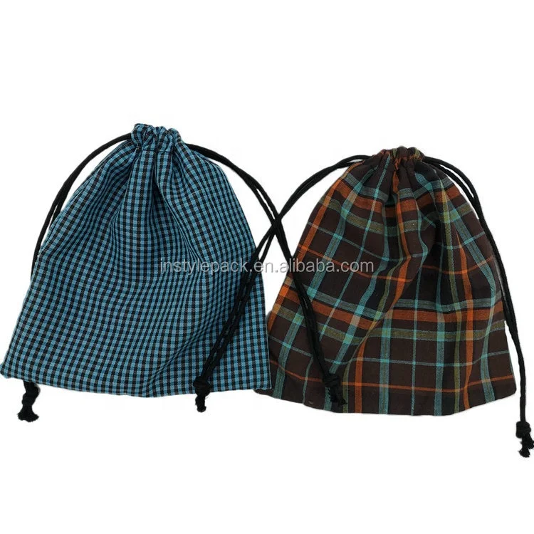 Оптовая продажа, экологически чистый Хлопковый мешок на шнурке