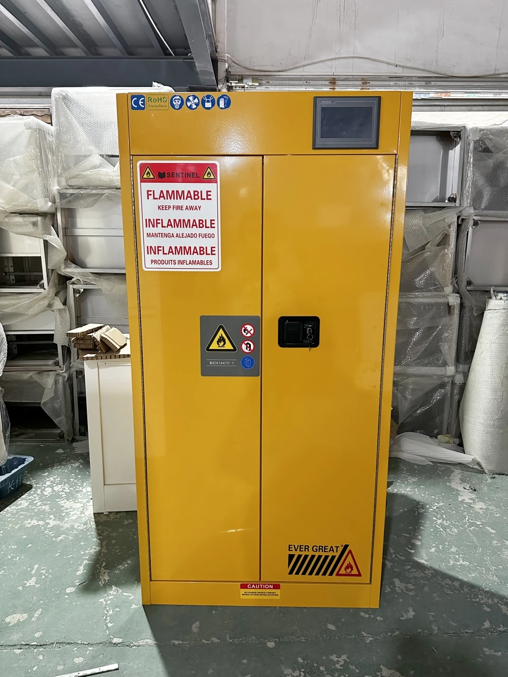 Fireproof Flammable Corrosion-resistant Temperature Humidity Control Dry Alarm Chemical l Storage Cabinet