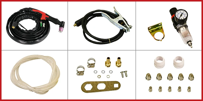 LOTOS ltp7000 IGBT Inverter 70 Amps Pilot Arc cut 40 air plasma cutter with compressor with smooth cutting feature