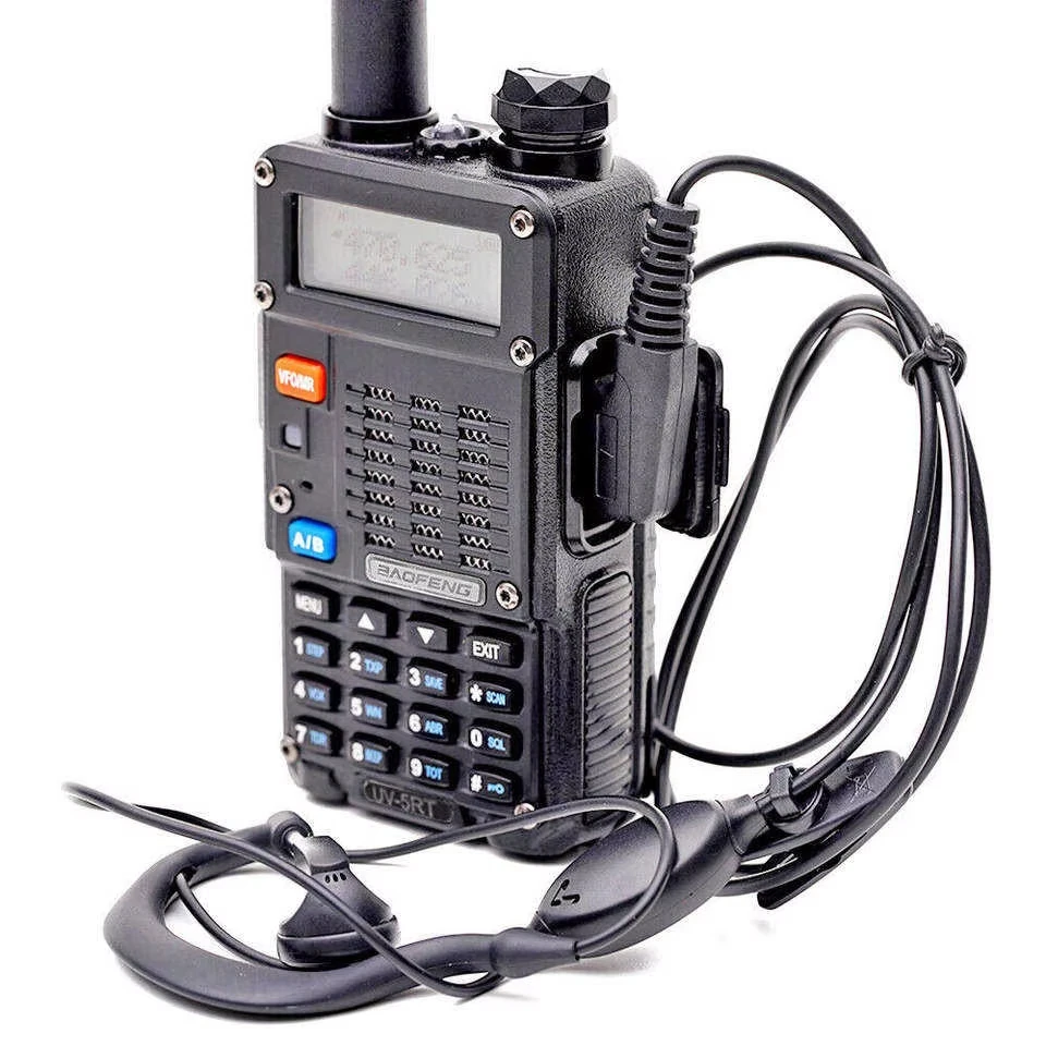UV-5RT Двухдиапазонная рация BAOFENG, новый дизайн, оригинальный заводской приемопередатчик VHF UHF FM для автомобилей, 10-15 км
