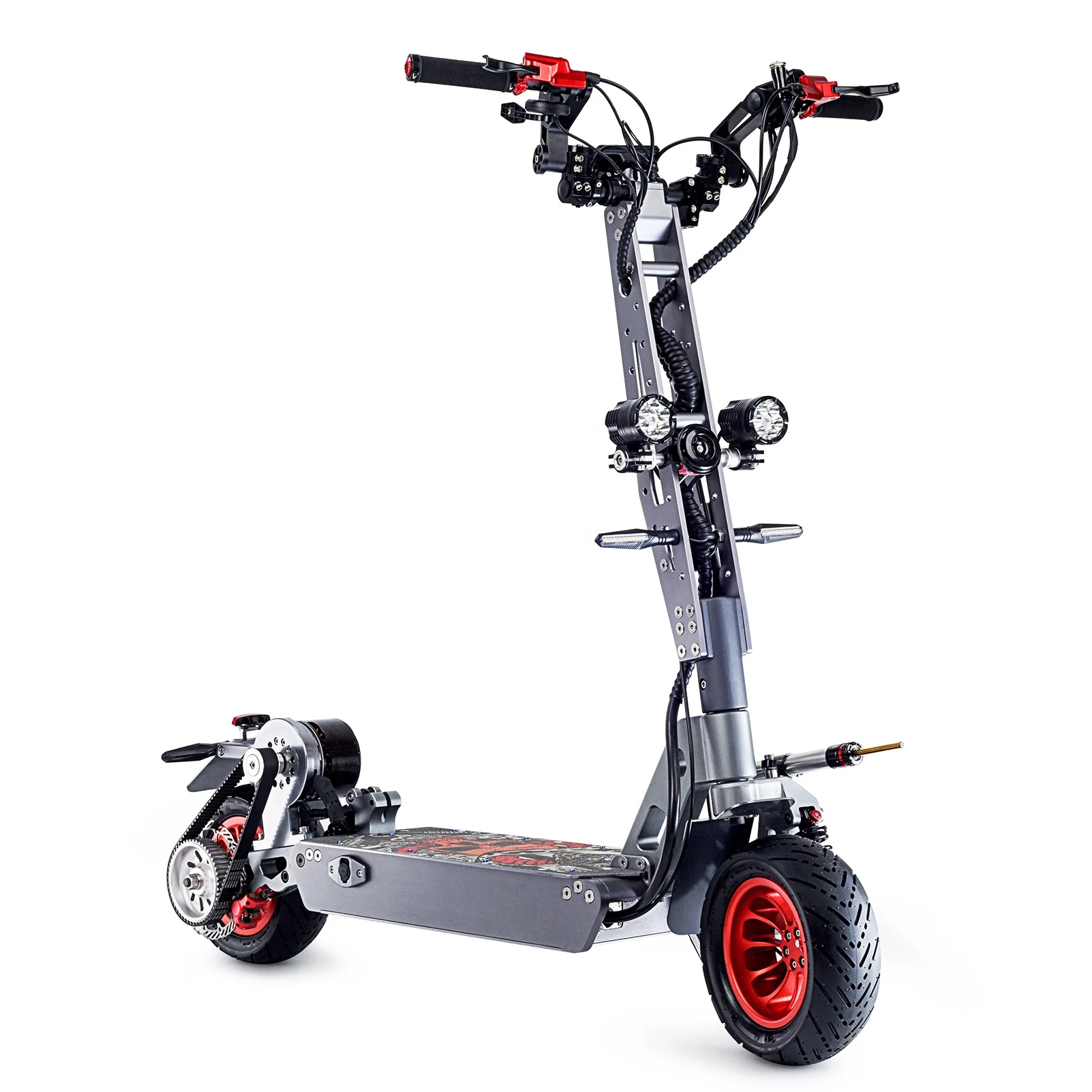 6000W large power belt drive fast off road electric scooter popular in adult scooter with hot selling fastest speed design