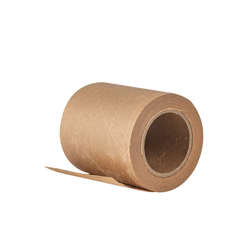 YOURIJIU Recyclable Carton Sealing Wet Starch Adhesion Glass Fiber Water Activated Kraft Paper Tape