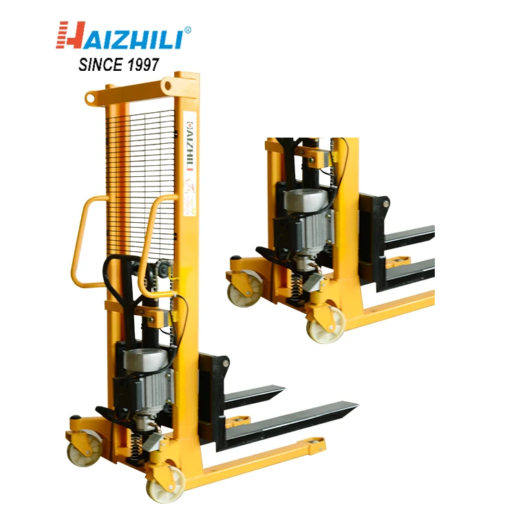Manual Pallet Stacker hand lifter hydraulic 3000mm Height with Adjustable fork