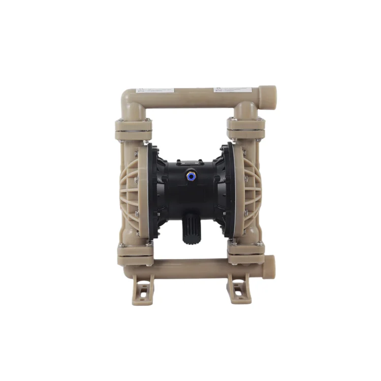 New Qby Plastic Ptfe Air Operated Double Diaphragm Pump with Air Drive