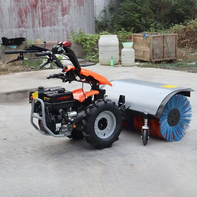 Multi-functional Diesel  Mini Snow Blower Machine Hydraulic Popular Snowplows  Walk Behind Snow Removal Machine Price