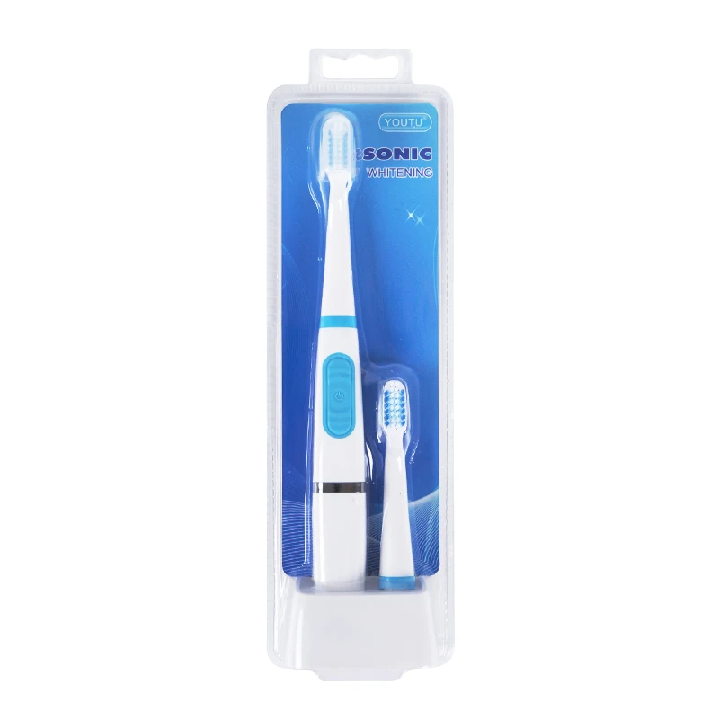 Oem private label soft bristle square head electric toothbrush adult battery face cleaning brush