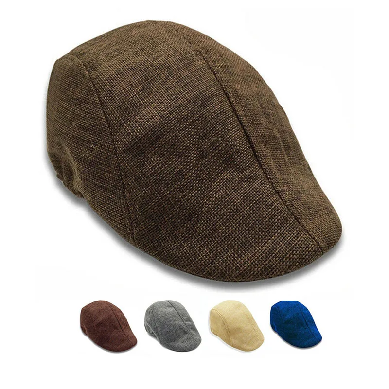 Кепки в винтажном стиле для мужчин и женщин, шляпы в стиле газетчика, Гэтсби, плющ, гольф, защита от солнца, плоская кепка с переливающимися глазами, весна-осень