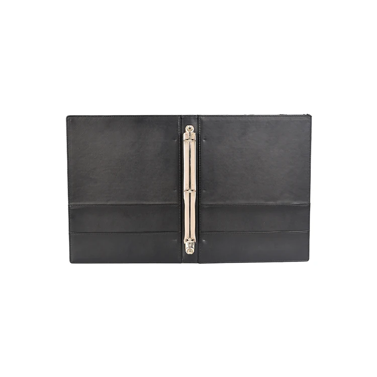 Luxury and High Grade Restaurant Menu Folder PU Leather Folder Clip Hotel Menu Cover Guest Directory With Custom Logo