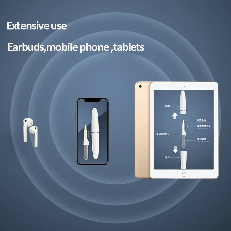 New Arrival Cleaning Pen Cleaner For Airpods Wireless BT Airbud Earbuds Cleaner Cleaning Pen