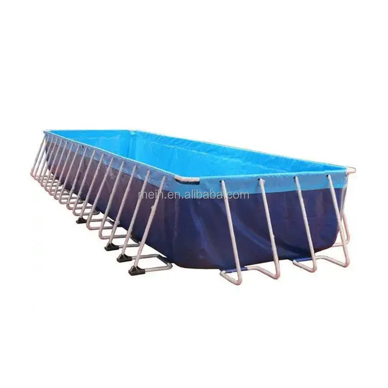 Hot sale high quality heavy duty commercial deep pool above ground metal frame swimming pool