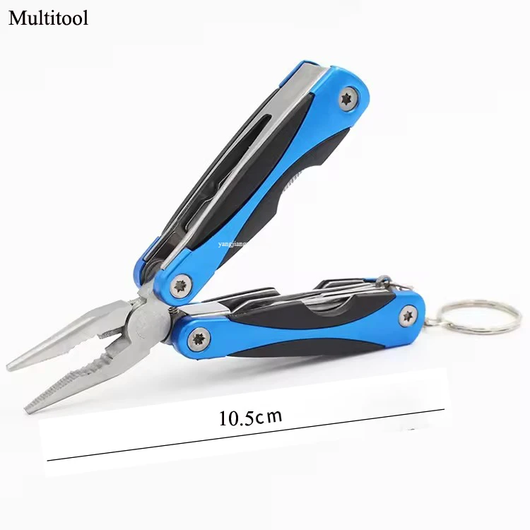 Mini Multitool Multitools Pliers with Nylon Sheath Professional Stainless Steel Multi-Tool for Outdoor Survival Camping Hiking